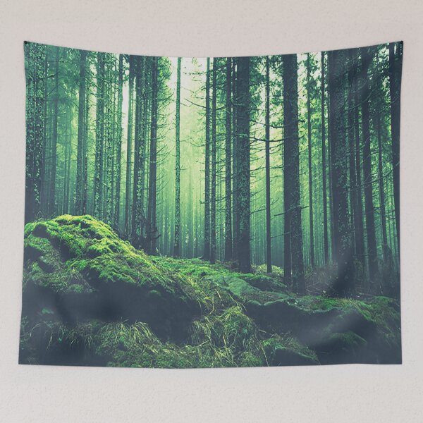Item preview, Forest in Green and Blue Design 2 designed and sold by Artnigel.