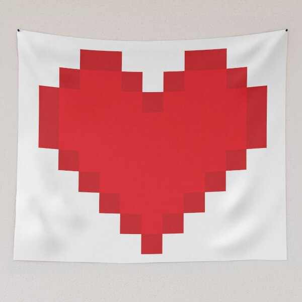 Item preview, Pixel art heart designed and sold by PG Shop Art.