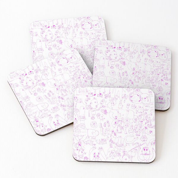 Item preview, Collin's Characters Pink designed and sold by AudraMcA.