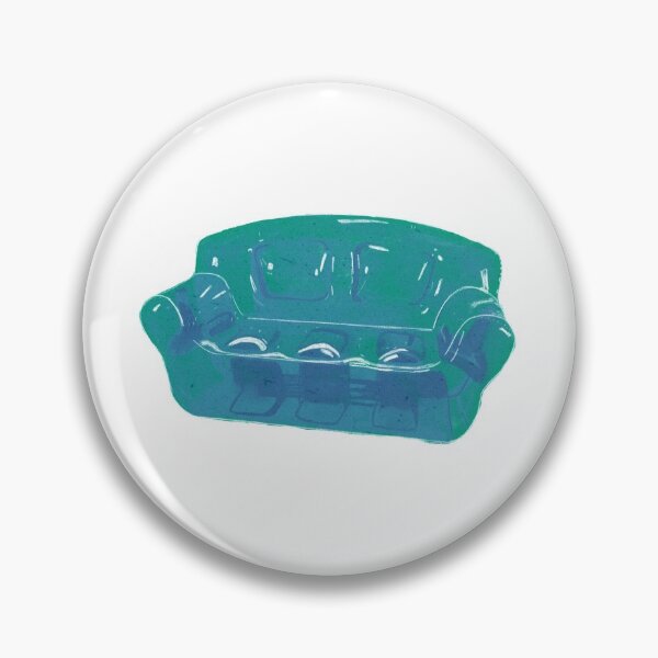 Item preview, Retro inflatable lounge blue designed and sold by ICOAHEnding.