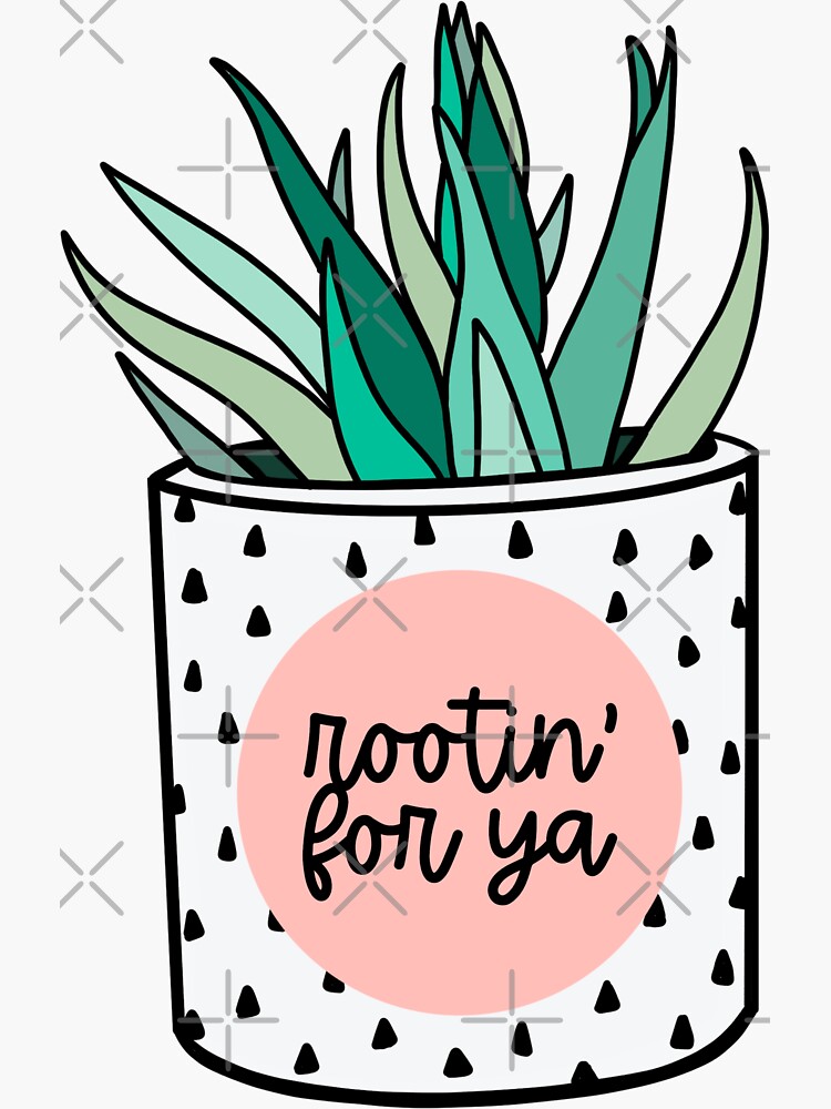 "Cactus Sticker" Sticker for Sale by Krausmath Redbubble