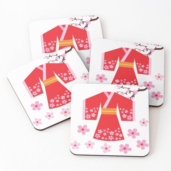 Item preview, Red Kimono Cherry Blossom designed and sold by Bliss Find And Design.