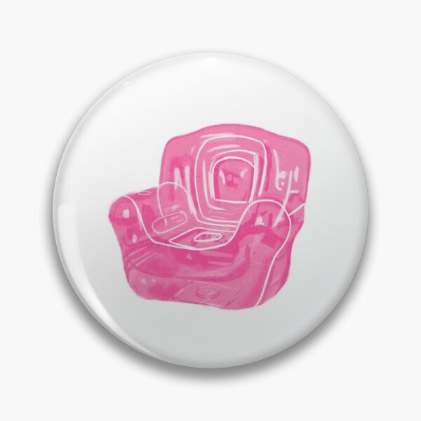 Item preview, Retro inflatable chair pink designed and sold by ICOAHEnding.