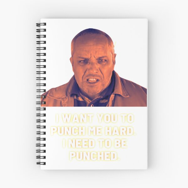 Item preview, Peep Show: Big Mad Andy Orange Punched designed and sold by laurabwrites.