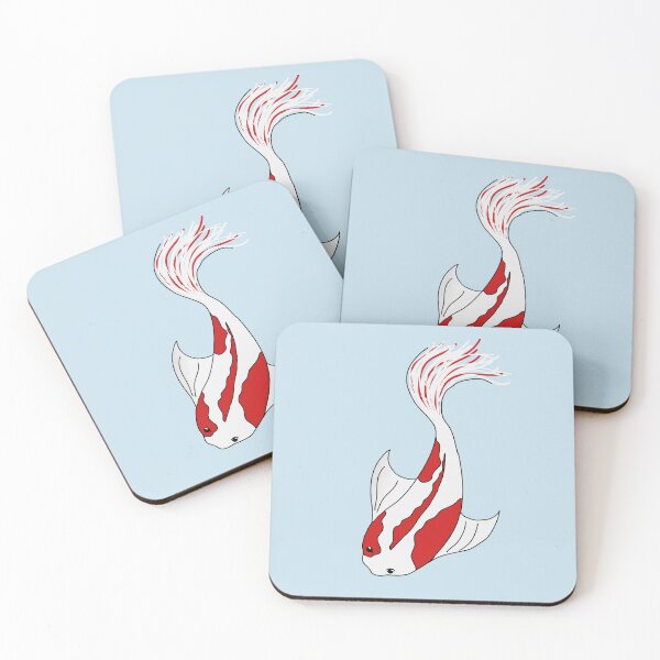 Item preview, red and white koi fish designed and sold by alisadesigns.