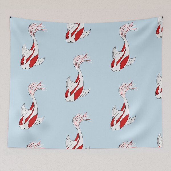 Item preview, red and white koi fish designed and sold by alisadesigns.