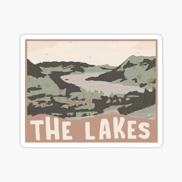 lake district Sticker