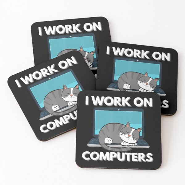 Item preview, Cats and Computers IT Pet Lover designed and sold by trendingshop97.