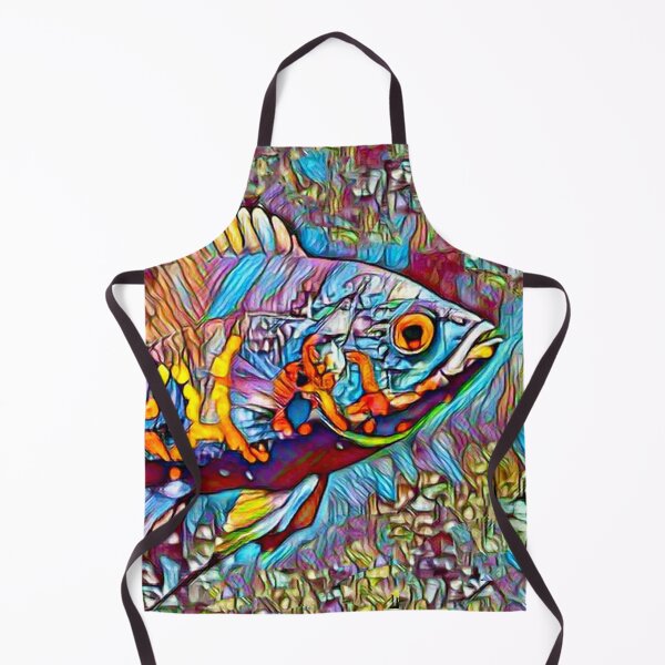 Item preview, Colorful Oscar Cichlid Fish designed and sold by DeAnna Hickman.