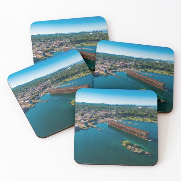 Item preview, Ore Dock Marquette Michigan designed and sold by quincyaerial.