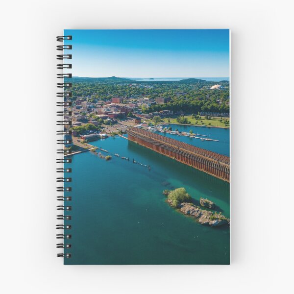 Item preview, Ore Dock Marquette Michigan designed and sold by quincyaerial.
