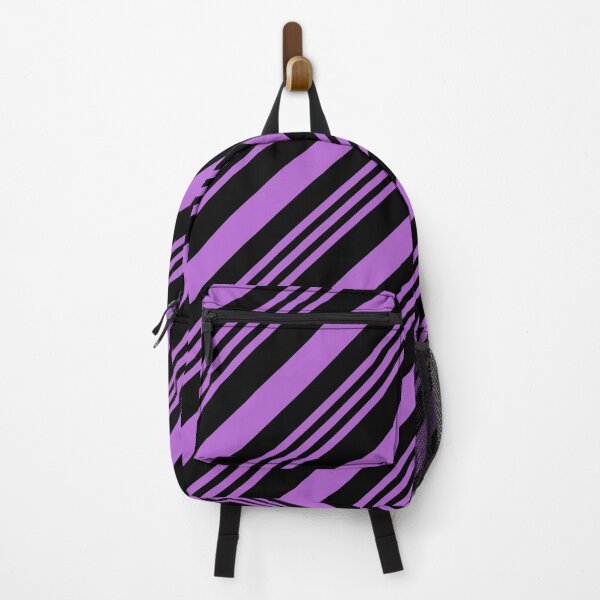 Item preview, Candy Cane Stripes Style 1 in Rich Lilac and Black designed and sold by Darcy777.