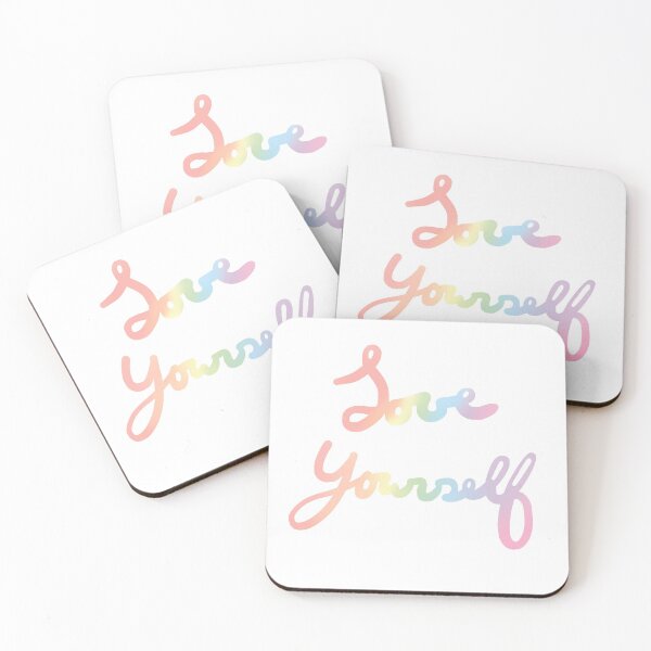 Item preview, Love Yourself Bright Rainbow Lettering  designed and sold by awdertotter.