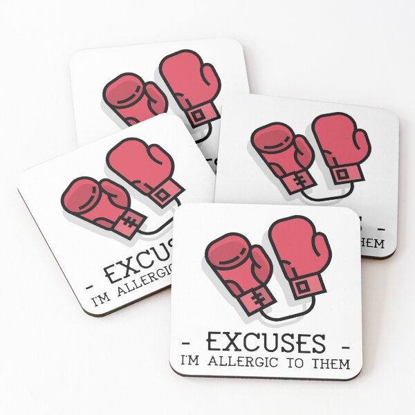 Item preview, Excuses I'm Allergic To Them designed and sold by RiseandShineTee.