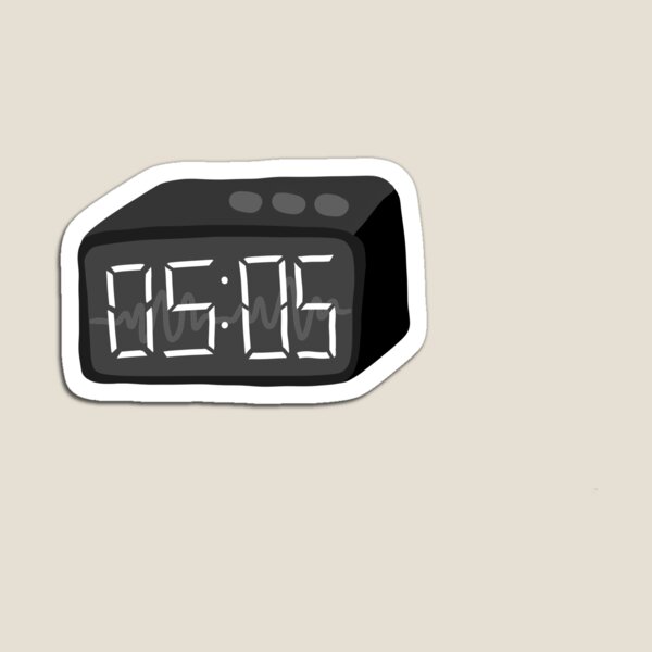 Item preview, Arctic Monkeys 5:05 Alarm Clock designed and sold by mandilavae.