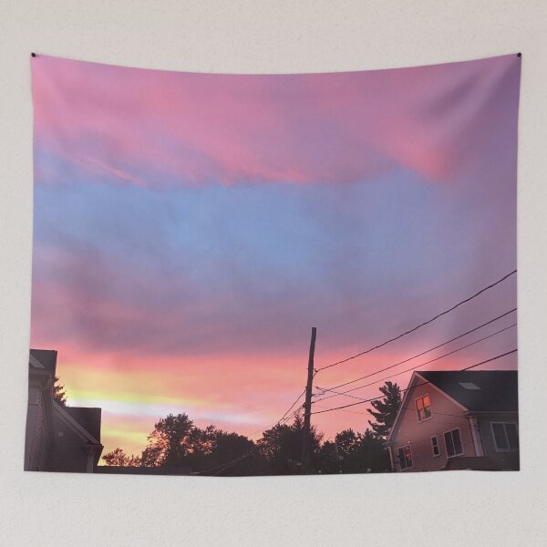 Item preview, Sunset Over Houses 2 designed and sold by MaxMMasterson.