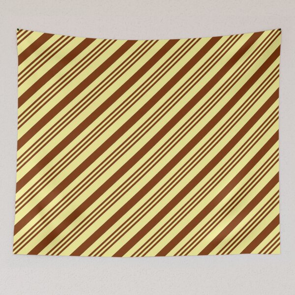 Item preview, Candy Cane Stripes Style 1 in Chocolate Brown and Cream designed and sold by Darcy777.