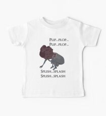 Camiseta para bebé Plip plop splish splash