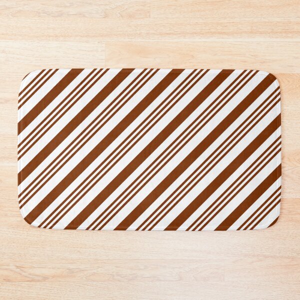 Item preview, Candy Cane Stripes Style 1 in Chocolate Brown and White designed and sold by Darcy777.