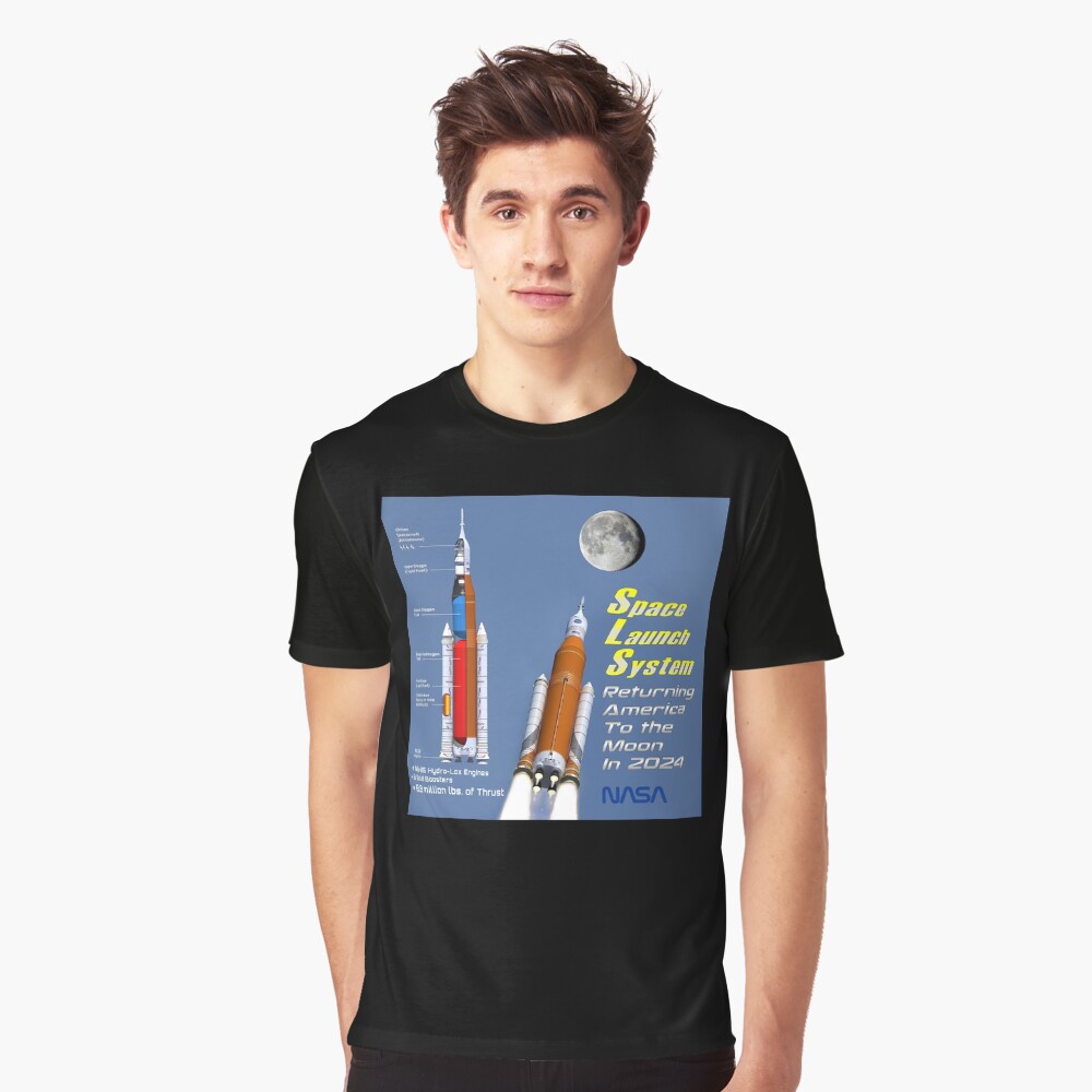 NASA's Artemis Space Launch System Graphic T-Shirt