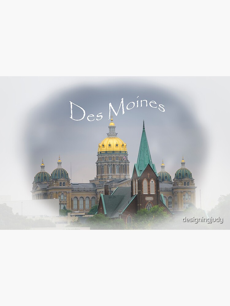 "Des Moines Capitol" Framed Art Print by designingjudy Redbubble