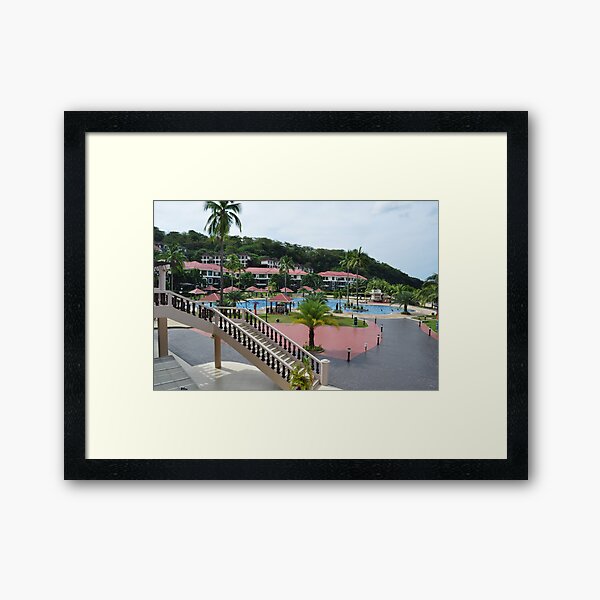 Canyon Cove (Batangas, Philippines) Framed Art Print