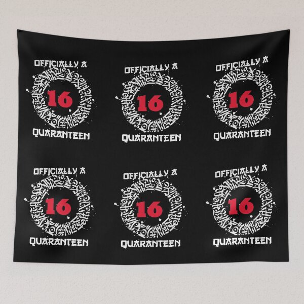Item preview, Officially A Quaranteen 2020 Quarantine 16th Birthday Official Teenager Gothic Theme designed and sold by dreamofdenim.