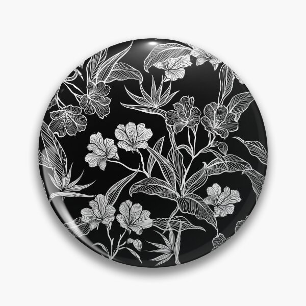 Item preview, Colorless Leave Flowers Pattern designed and sold by PickCreation.