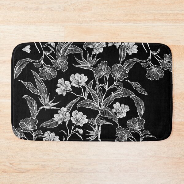 Item preview, Colorless Leave Flowers Pattern designed and sold by TagCreation.