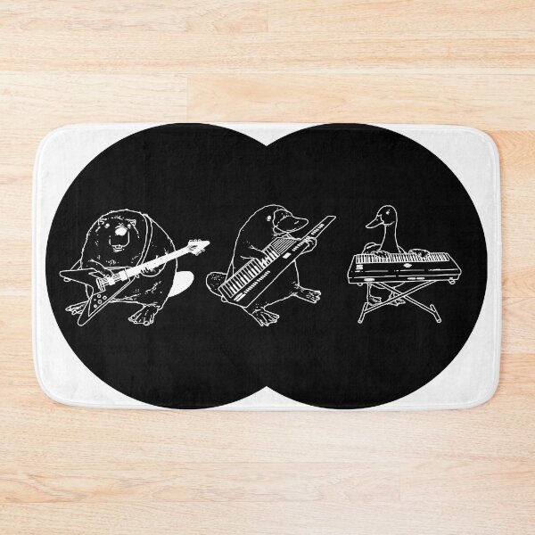 Item preview, Keytar Platypus Venn Diagram White and Black designed and sold by GuyBlank.