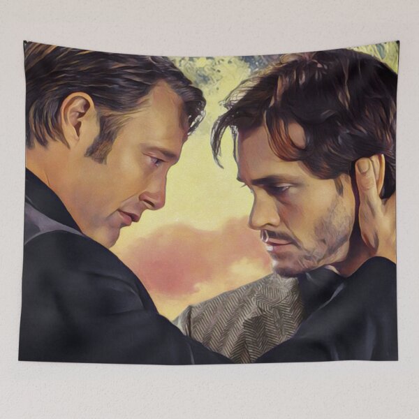 Item preview, Hannibal and Will Hannigram Sunset No Text designed and sold by orionlodubyal.