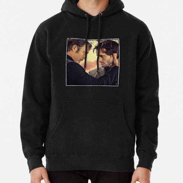 Hannibal and Will Hannigram Sunset No Text Fan Art Pullover Hoodie