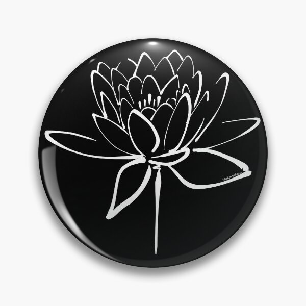 Item preview, Lotus Flower Calligraphy (White) designed and sold by Makanahele.