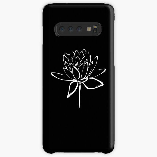Lotus Flower Calligraphy (White) Samsung Galaxy Snap Case