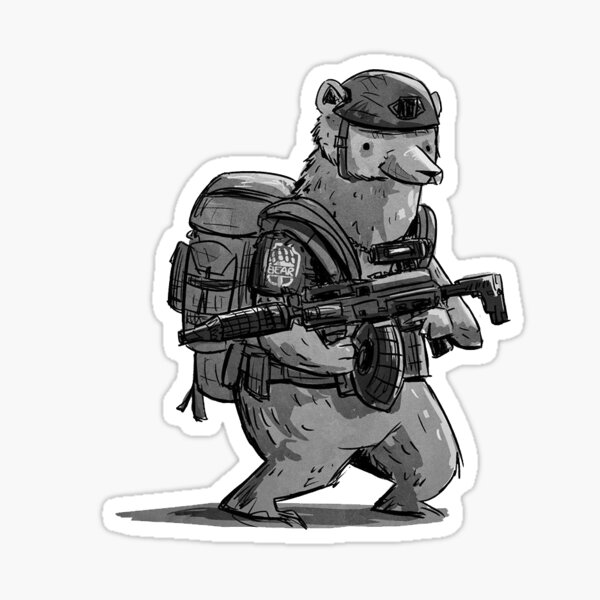 Escape from Tarkov Bear Sticker
