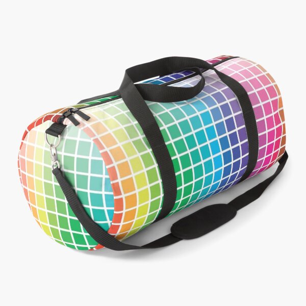 Pink Lilac Green Brown Colors Duffle Bags Redbubble