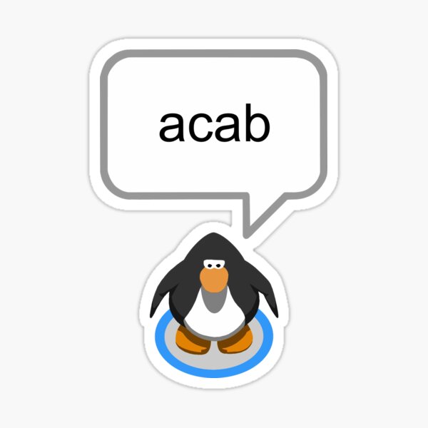 ACAB Club Pinguin Sticker