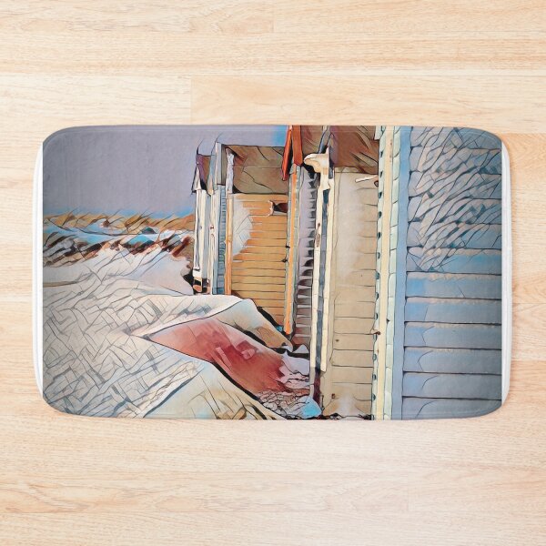 Item preview, Southwold Promenade Beach Huts, Suffolk, England designed and sold by Marlene Watson-Hall.