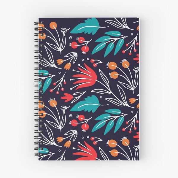 Item preview, Colorful Flowers Leaves Pattern designed and sold by PickCreation.