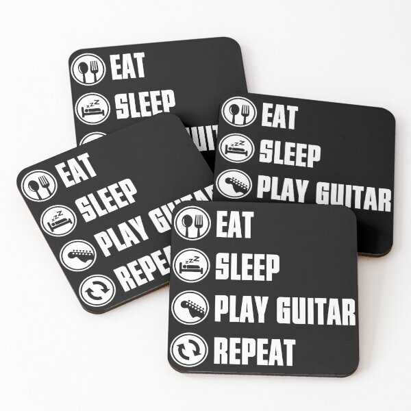 Item preview, Eat Sleep Play Guitar Repeat designed and sold by designbychow.