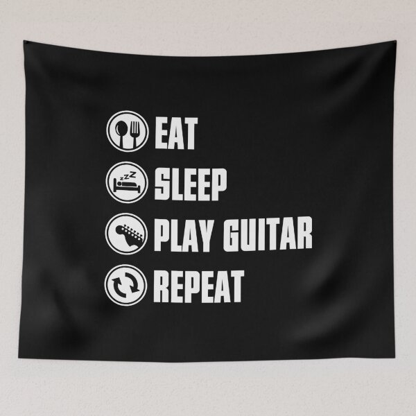 Item preview, Eat Sleep Play Guitar Repeat designed and sold by designbychow.