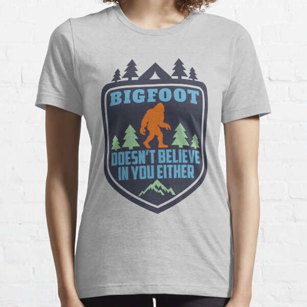 Bigfoot Fishing Tshirt Funny Sasquatch Fish Men Women Classic T Shirt'  Unisex Baseball T-Shirt