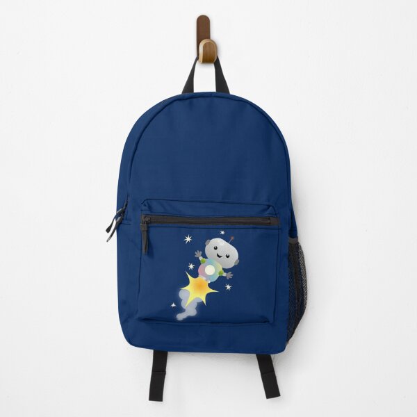 Item preview, Cute robot flying in space cartoon illustration designed and sold by FrogFactory.