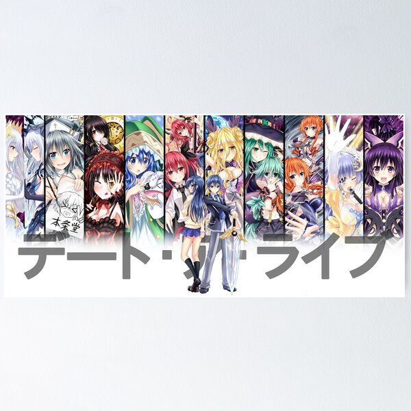 Date A Live Characters ! Poster for Sale by Kita Gates