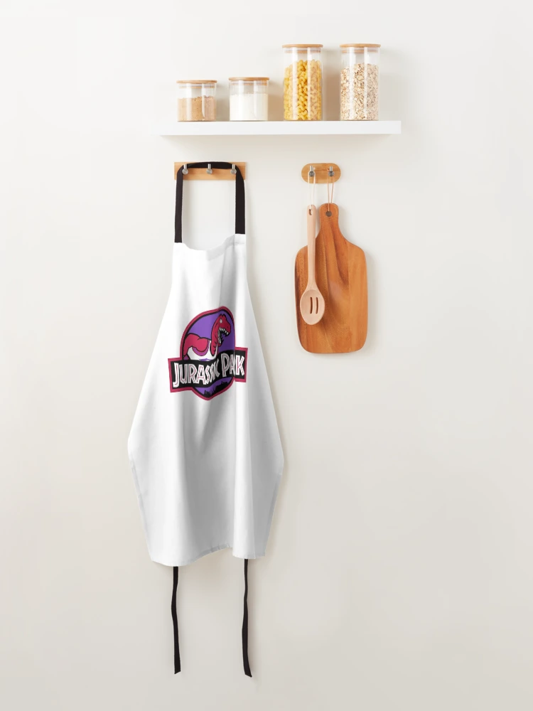 Thumbnail 4 of 6, Apron, Jurassic Raps designed and sold by bashleycreative.