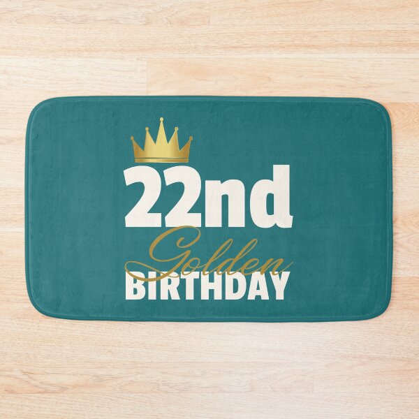 Item preview, 22nd Golden Birthday Year Age Crown print designed and sold by doodabobs.