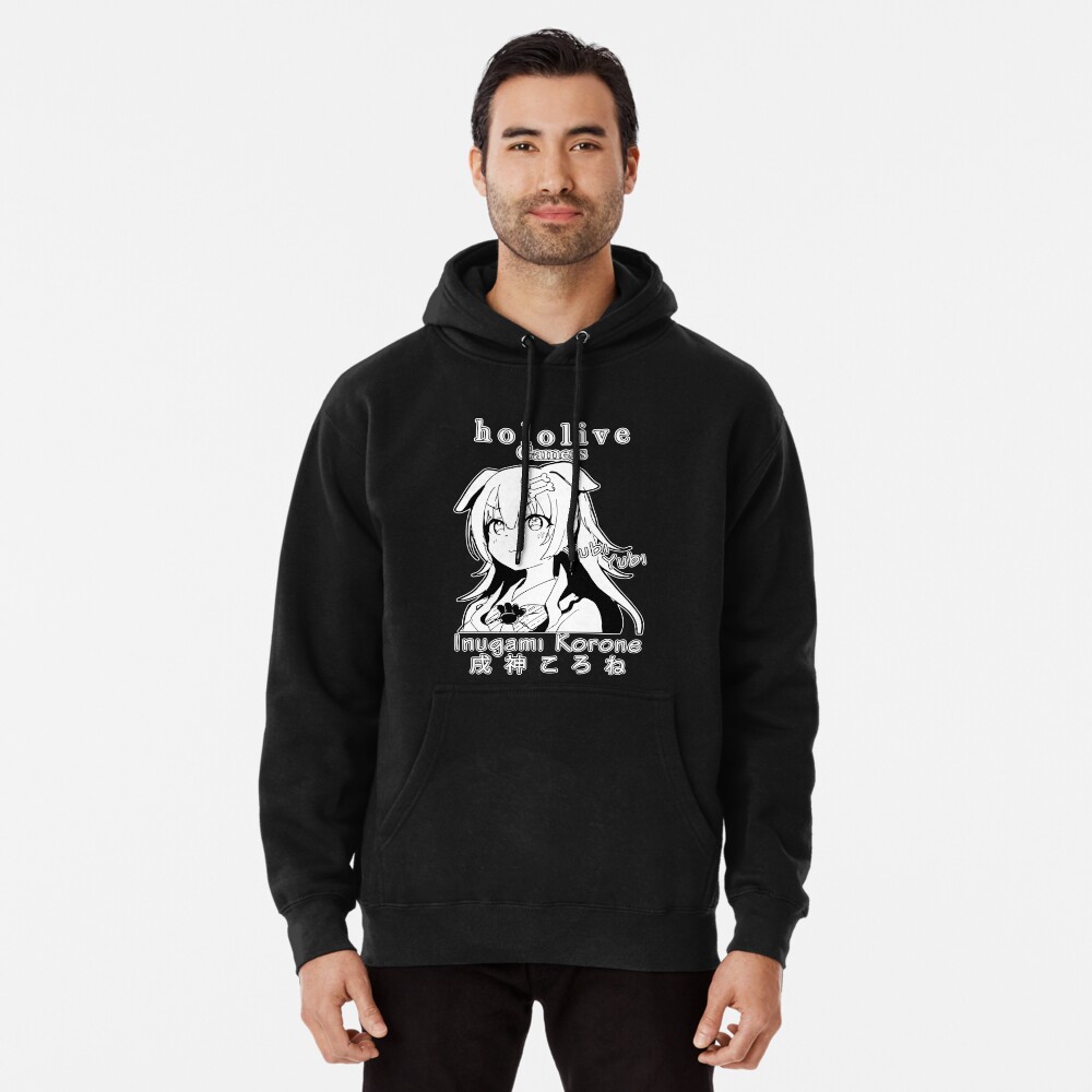 KORONE HOODIE/BLACK XLサイズ　戌神ころね KORONE HOODIE / BLACK – VAULTROOM