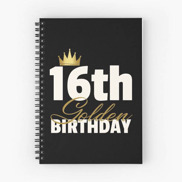 Item preview, 16th Golden Birthday Year Age Crown design designed and sold by doodabobs.