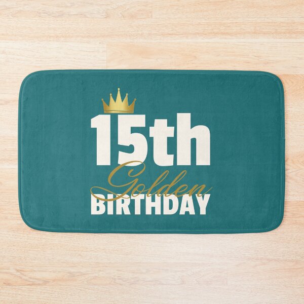 Item preview, 15th Golden Birthday Year Age Crown product designed and sold by doodabobs.