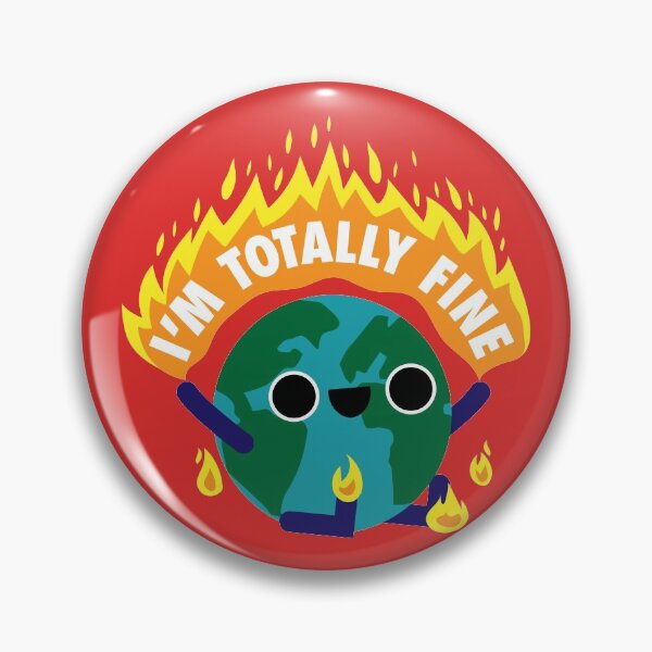 Item preview, I'm Totally Fine designed and sold by Scrapyardigan.